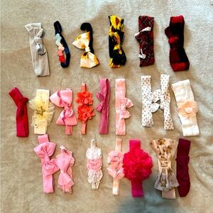 Lot of Baby Headbands, 0-24m